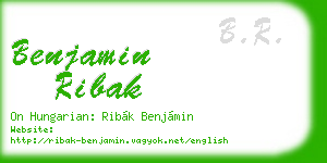 benjamin ribak business card